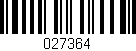 Código de barras (EAN, GTIN, SKU, ISBN): '027364'