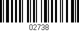 Código de barras (EAN, GTIN, SKU, ISBN): '02738'