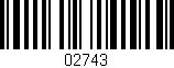 Código de barras (EAN, GTIN, SKU, ISBN): '02743'