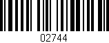 Código de barras (EAN, GTIN, SKU, ISBN): '02744'