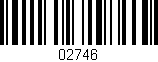 Código de barras (EAN, GTIN, SKU, ISBN): '02746'
