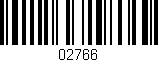 Código de barras (EAN, GTIN, SKU, ISBN): '02766'