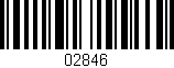 Código de barras (EAN, GTIN, SKU, ISBN): '02846'