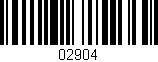 Código de barras (EAN, GTIN, SKU, ISBN): '02904'