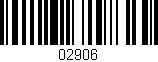 Código de barras (EAN, GTIN, SKU, ISBN): '02906'