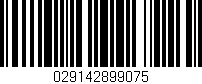 Código de barras (EAN, GTIN, SKU, ISBN): '029142899075'