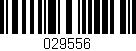 Código de barras (EAN, GTIN, SKU, ISBN): '029556'