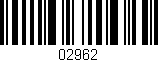 Código de barras (EAN, GTIN, SKU, ISBN): '02962'