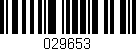 Código de barras (EAN, GTIN, SKU, ISBN): '029653'