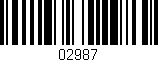 Código de barras (EAN, GTIN, SKU, ISBN): '02987'