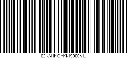Código de barras (EAN, GTIN, SKU, ISBN): '02KAHNOAKMS300ML'