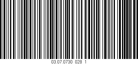 Código de barras (EAN, GTIN, SKU, ISBN): '03.07.0730_028_1'