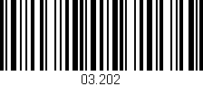 Código de barras (EAN, GTIN, SKU, ISBN): '03.202'