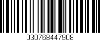 Código de barras (EAN, GTIN, SKU, ISBN): '030768447908'