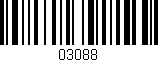 Código de barras (EAN, GTIN, SKU, ISBN): '03088'