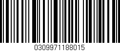 Código de barras (EAN, GTIN, SKU, ISBN): '0309971188015'