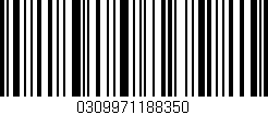 Código de barras (EAN, GTIN, SKU, ISBN): '0309971188350'