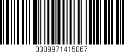 Código de barras (EAN, GTIN, SKU, ISBN): '0309971415067'