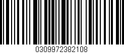 Código de barras (EAN, GTIN, SKU, ISBN): '0309972382108'