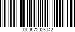 Código de barras (EAN, GTIN, SKU, ISBN): '0309973025042'