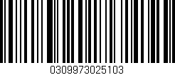 Código de barras (EAN, GTIN, SKU, ISBN): '0309973025103'