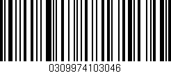 Código de barras (EAN, GTIN, SKU, ISBN): '0309974103046'
