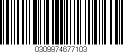 Código de barras (EAN, GTIN, SKU, ISBN): '0309974677103'