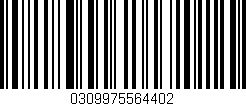 Código de barras (EAN, GTIN, SKU, ISBN): '0309975564402'