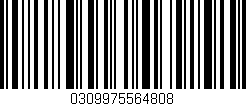 Código de barras (EAN, GTIN, SKU, ISBN): '0309975564808'