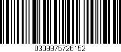 Código de barras (EAN, GTIN, SKU, ISBN): '0309975726152'