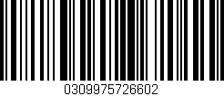 Código de barras (EAN, GTIN, SKU, ISBN): '0309975726602'