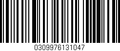 Código de barras (EAN, GTIN, SKU, ISBN): '0309976131047'