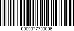 Código de barras (EAN, GTIN, SKU, ISBN): '0309977739006'