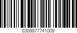 Código de barras (EAN, GTIN, SKU, ISBN): '0309977741009'