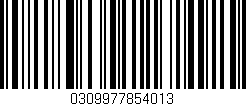 Código de barras (EAN, GTIN, SKU, ISBN): '0309977854013'