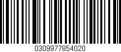 Código de barras (EAN, GTIN, SKU, ISBN): '0309977854020'