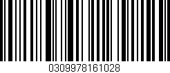 Código de barras (EAN, GTIN, SKU, ISBN): '0309978161028'