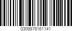 Código de barras (EAN, GTIN, SKU, ISBN): '0309978161141'