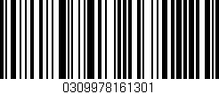 Código de barras (EAN, GTIN, SKU, ISBN): '0309978161301'