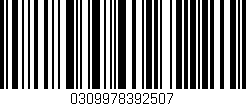 Código de barras (EAN, GTIN, SKU, ISBN): '0309978392507'