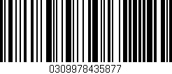 Código de barras (EAN, GTIN, SKU, ISBN): '0309978435877'