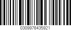 Código de barras (EAN, GTIN, SKU, ISBN): '0309978435921'