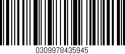 Código de barras (EAN, GTIN, SKU, ISBN): '0309978435945'