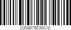 Código de barras (EAN, GTIN, SKU, ISBN): '0309978535010'