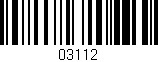 Código de barras (EAN, GTIN, SKU, ISBN): '03112'