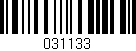 Código de barras (EAN, GTIN, SKU, ISBN): '031133'