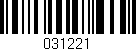 Código de barras (EAN, GTIN, SKU, ISBN): '031221'