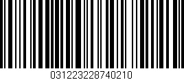Código de barras (EAN, GTIN, SKU, ISBN): '031223228740210'
