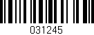 Código de barras (EAN, GTIN, SKU, ISBN): '031245'