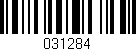 Código de barras (EAN, GTIN, SKU, ISBN): '031284'